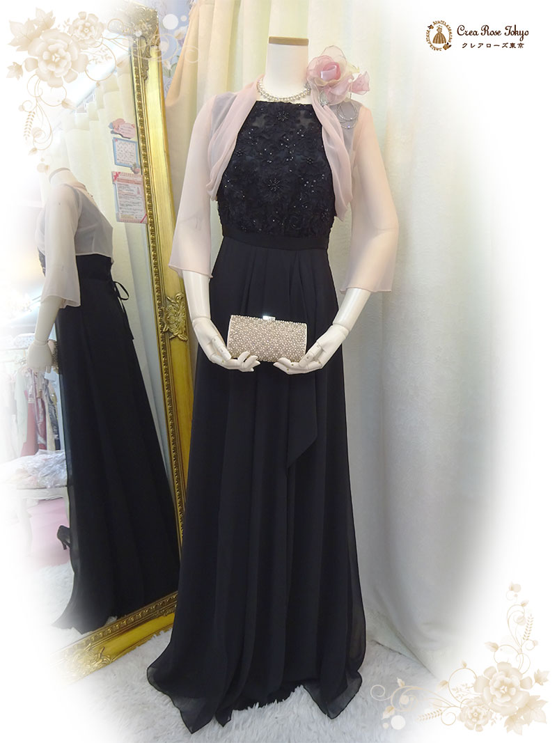 【ソフトベールボレロ】透け感のあるベルスリーブのボレロ