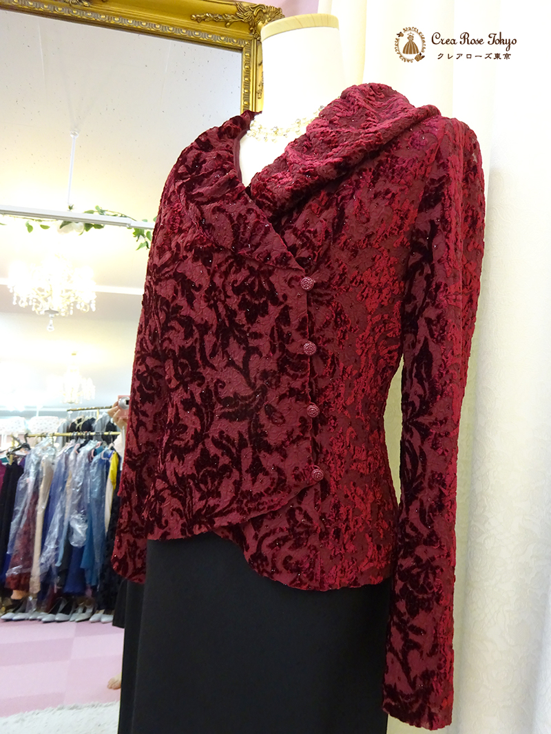 【ガーネットメリージャケット】ミセスジャケット、お母様・ご親族様に