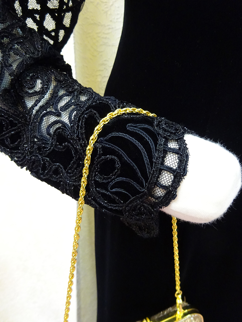 日本製 高級【レーシーグランデジャケット】刺繍レースのボレロジャケット、お母様・ご親族様に