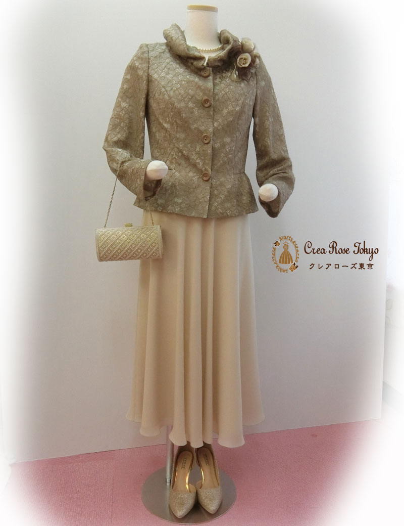 【ブランケルジャケット】総レースが上品なミセスジャケット