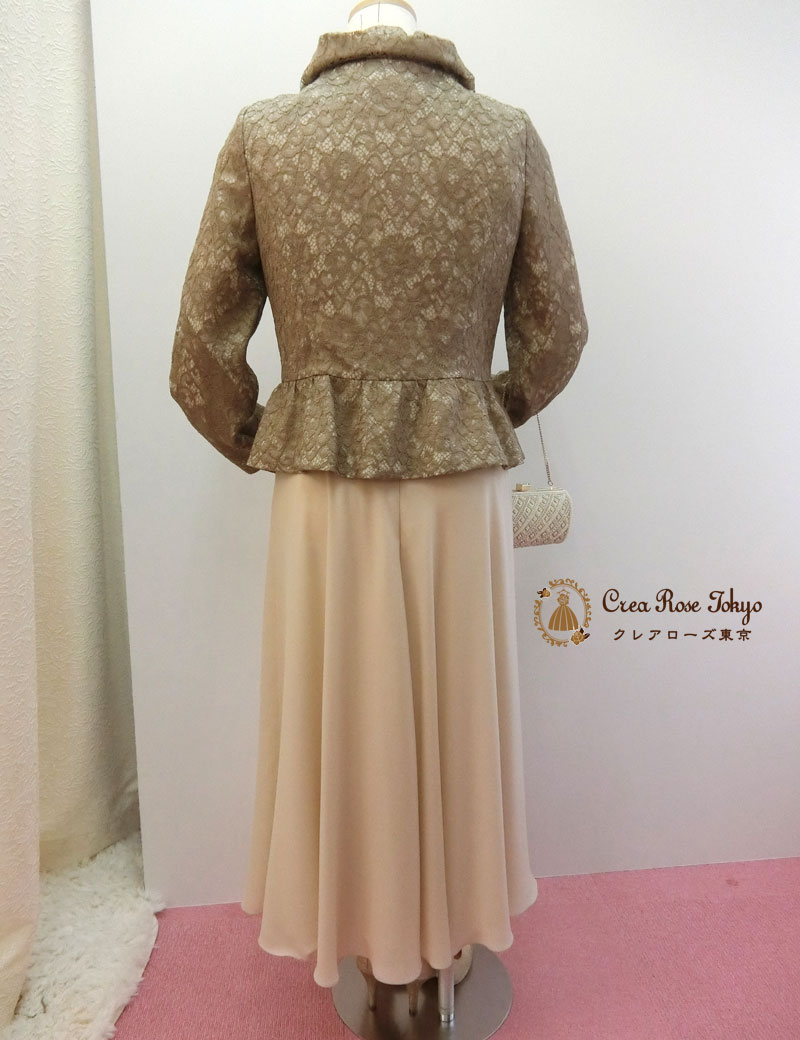 【ブランケルジャケット】総レースが上品なミセスジャケット