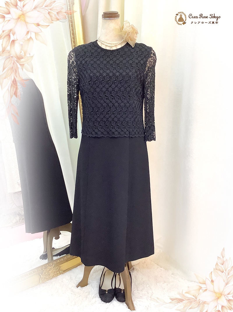 小柄なミセスのためのフォーマルドレス【アディール】慶事・弔事オールマイティに着られるおばあ様・叔母さまドレス