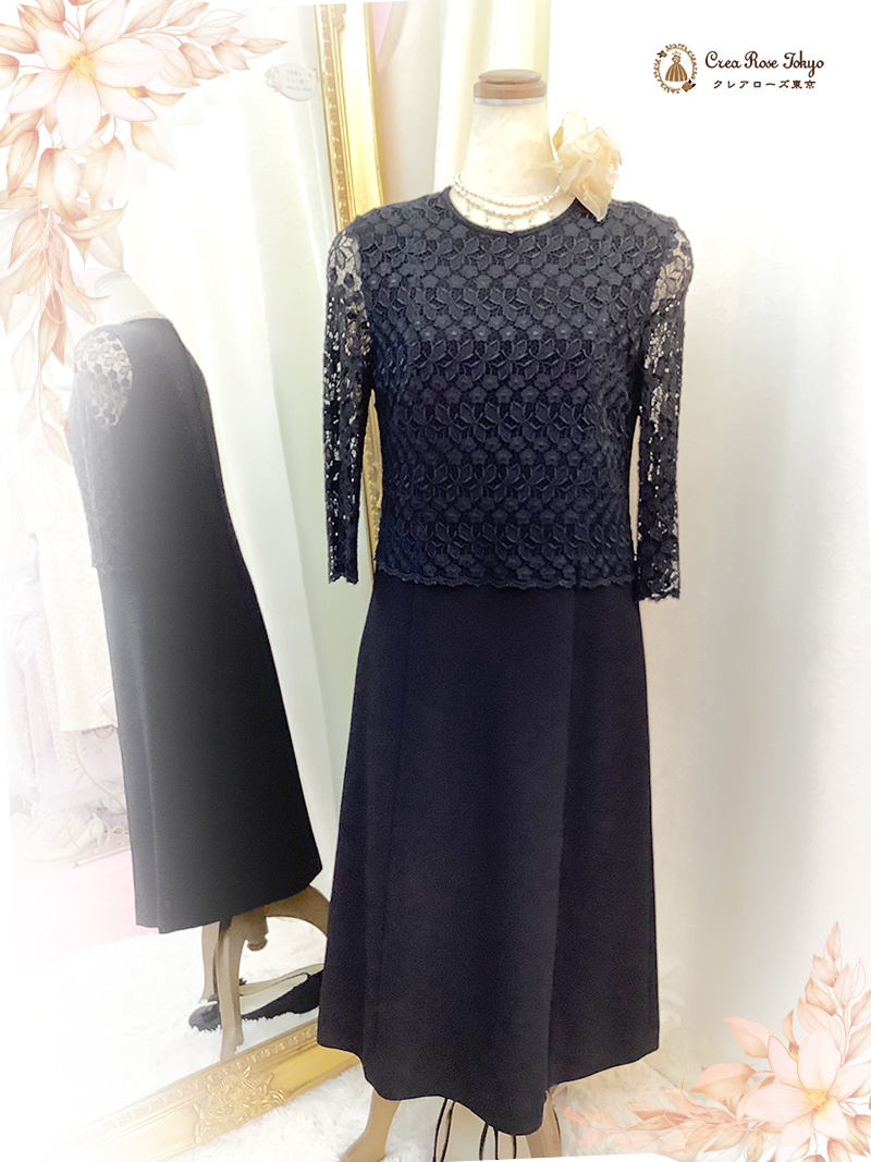 小柄なミセスのためのフォーマルドレス【アディール】慶事・弔事オールマイティに着られるおばあ様・叔母さまドレス