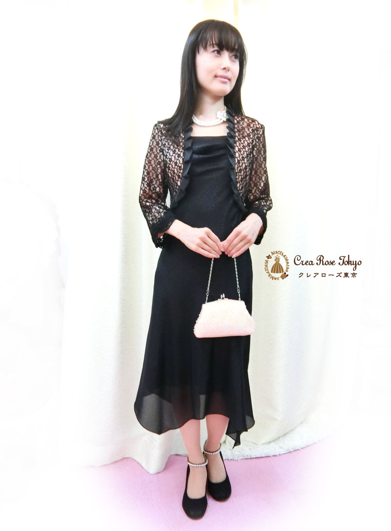 【ステンシアレースボレロジャケット】当店オリジナル！ミセスジャケット