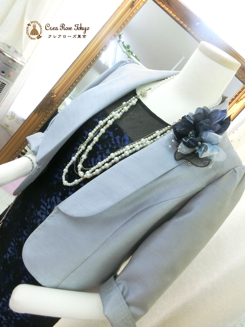 【シャンタングレージャケット】13号 大きめジャケット