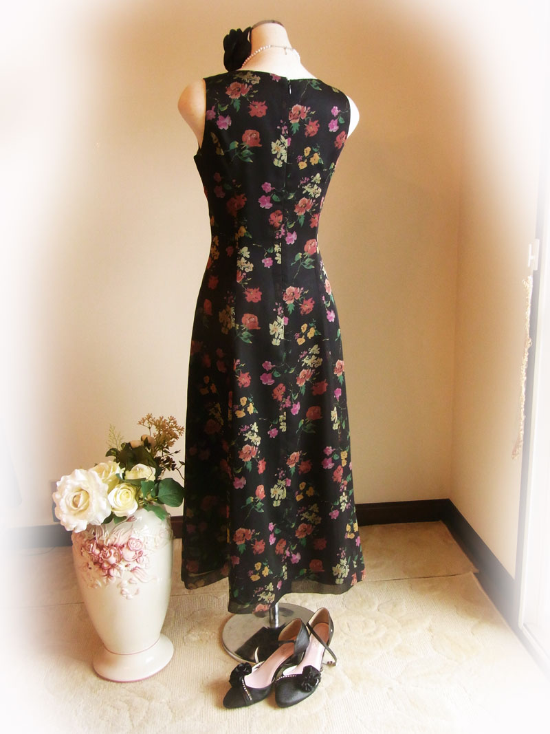 [アルテノアラ]ロングミディアム丈　長めワンピースドレス