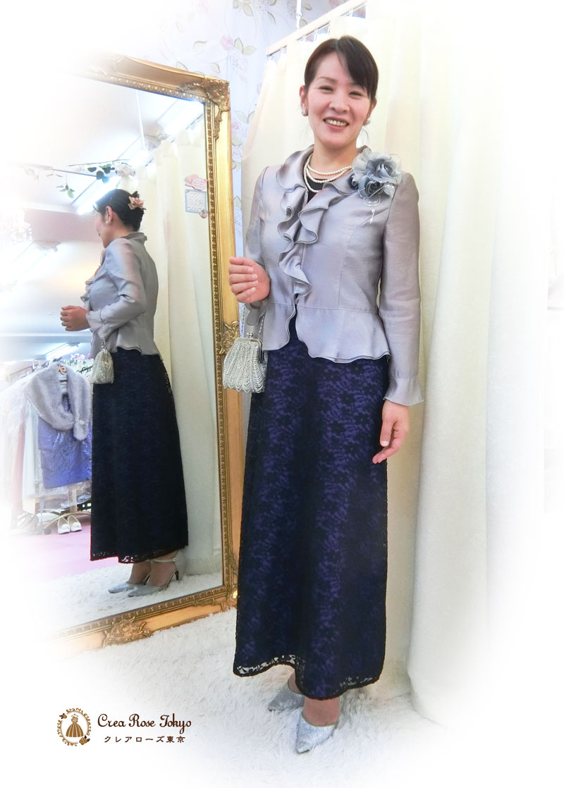 【マキシムジャケット】フリルが上品で華やかなジャケット