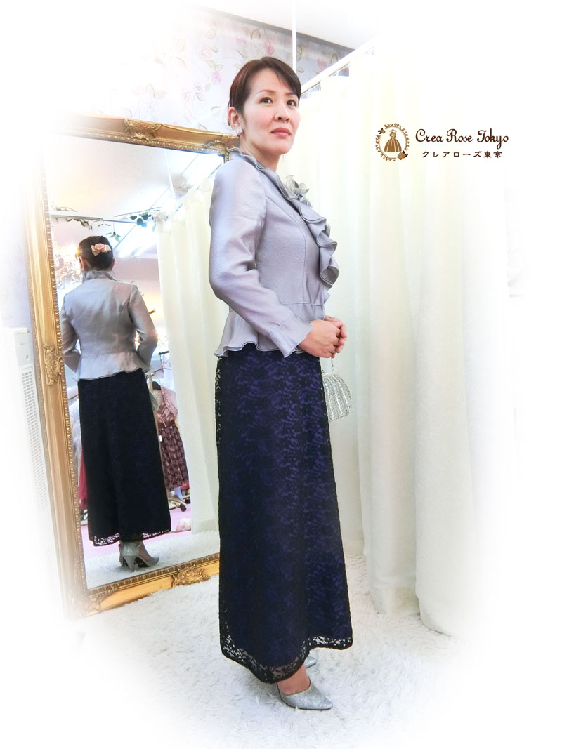 【マキシムジャケット】フリルが上品で華やかなジャケット