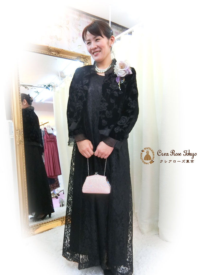 大きいサイズ【ベロアローズジャケット】秋冬におすすめジャケット