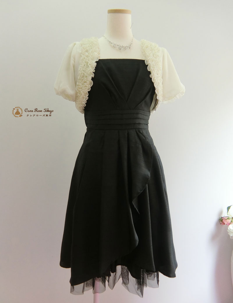 [サランヌブラック]シンプルカワイイパーティードレス