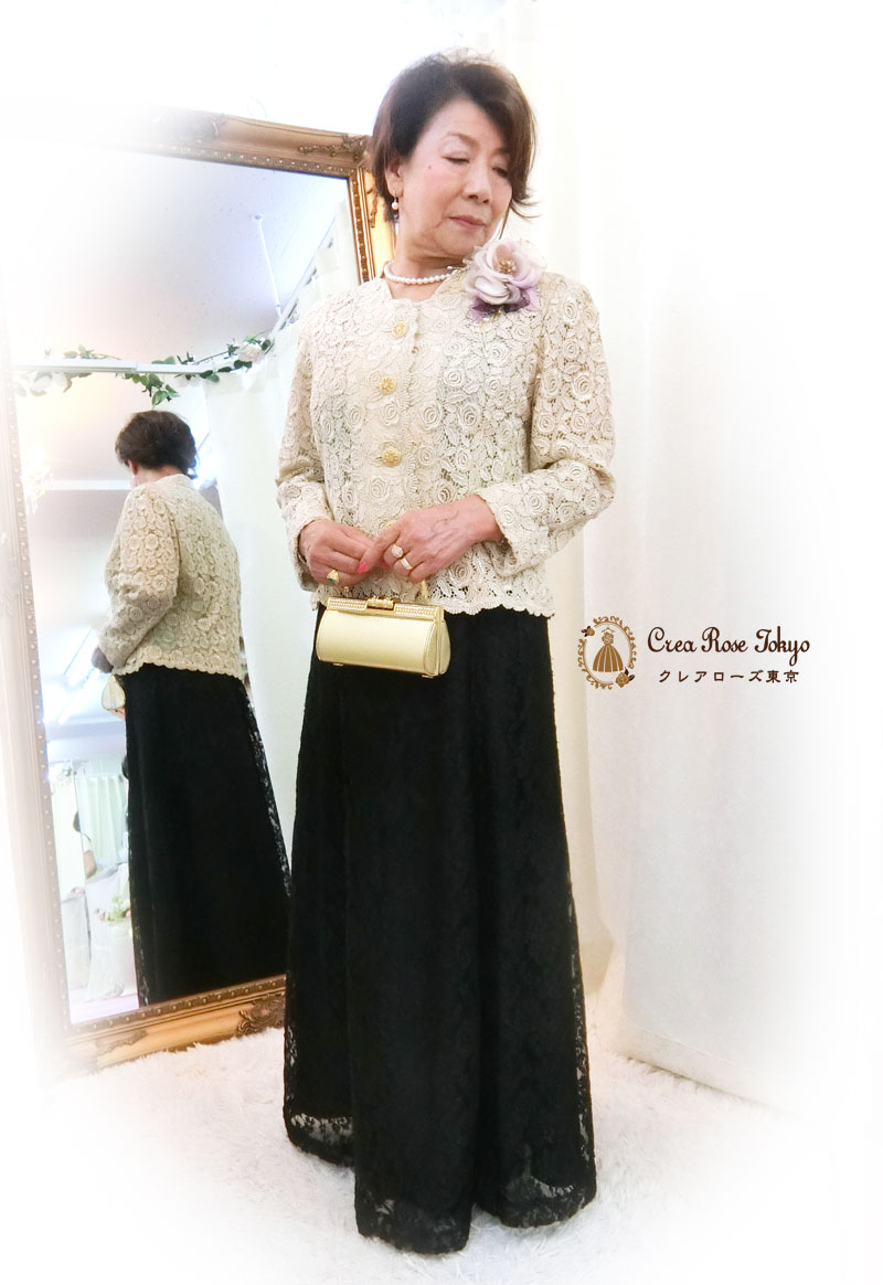 【シールケローザジャケット】総レースが上品なミセスジャケット