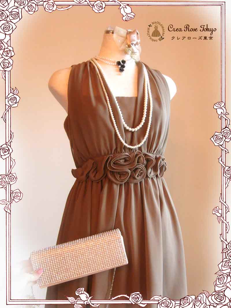 [モカティードレス] シックで大人可愛いドレス