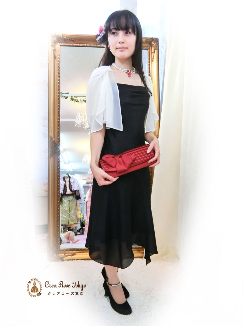 [エレナブラック]お値段お手頃♪ご親族様向けドレス