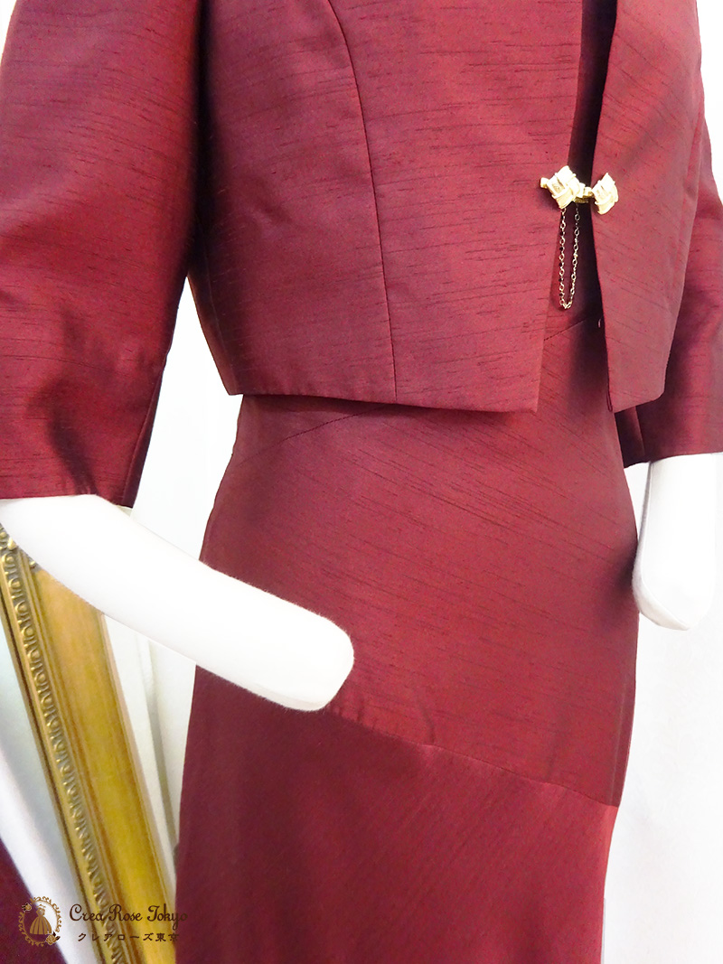 艶やかな【パドラジャケット】11～13号、叙勲や格式の高いパーティーに