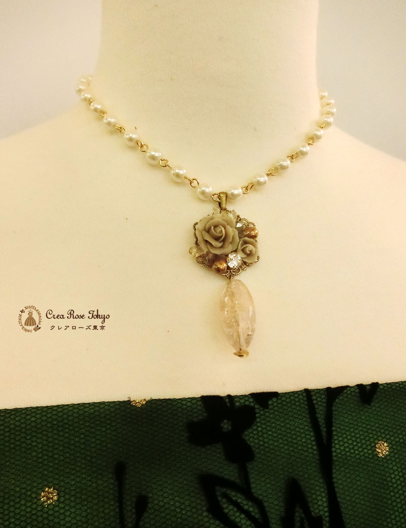 [オリーブシャンテ]深緑ロングドレス＆ロングミディアム