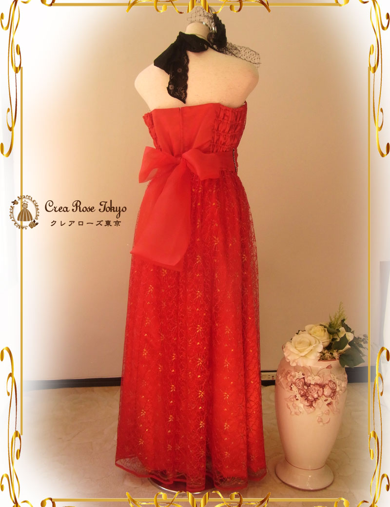 大きめサイズ　ディナーショーやクルージング、クリスマスパーティーに。2点ミセス向けロングドレスセット！[マルグリッド+ポワールボレロ]発表会に