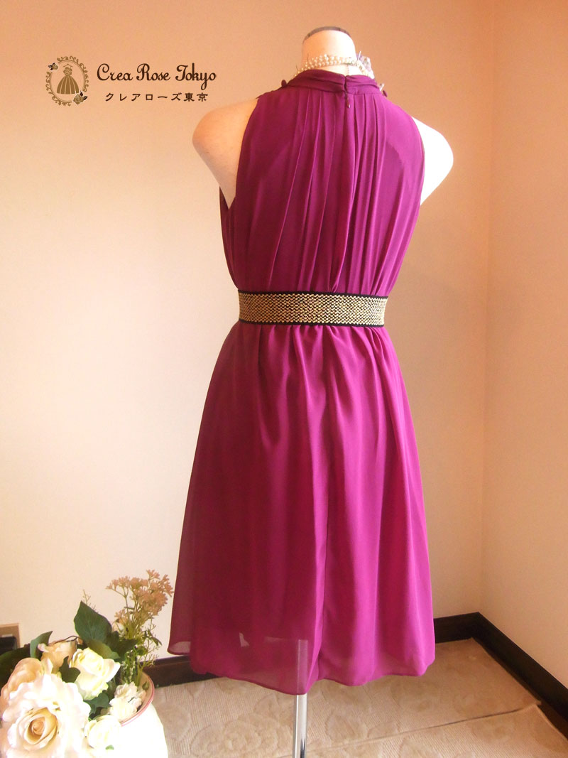 [リンジー]素敵な大人可愛いパーティードレス　Ｍサイズ