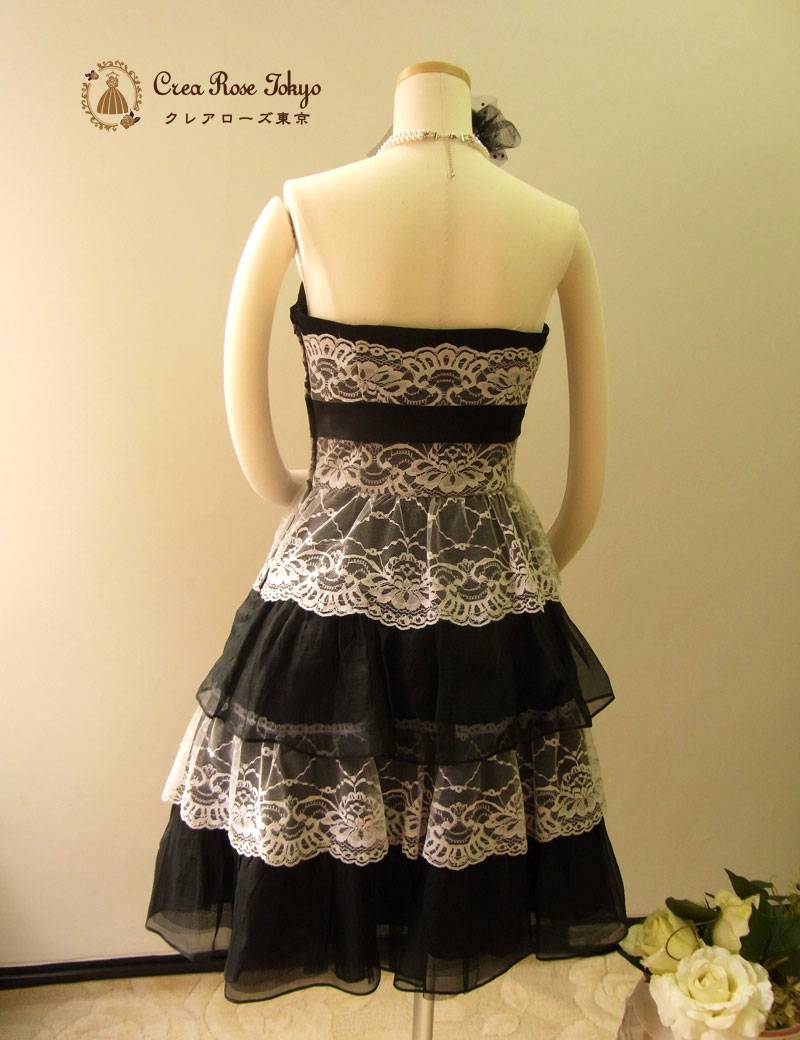 [マシェリブラック]ベッツィージョンソンのフェミニンドレス