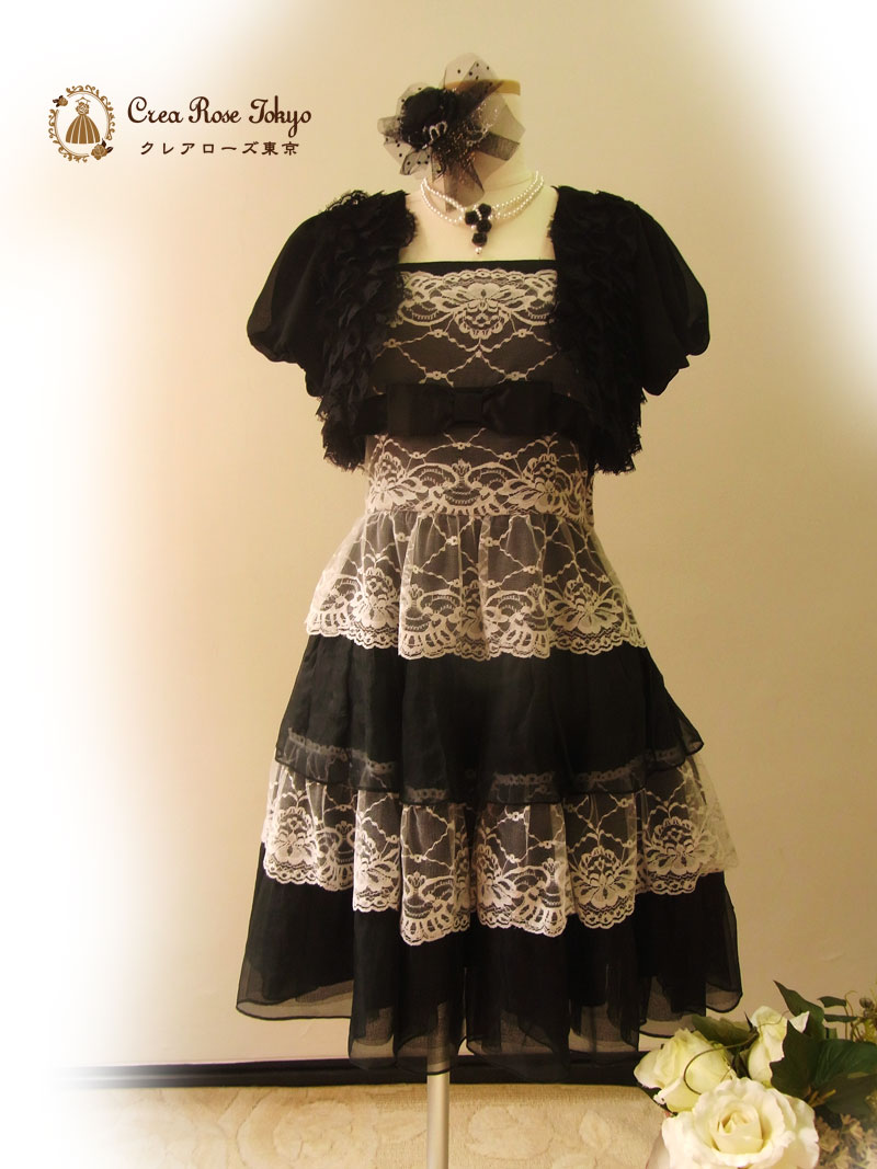 [マシェリブラック]ベッツィージョンソンのフェミニンドレス