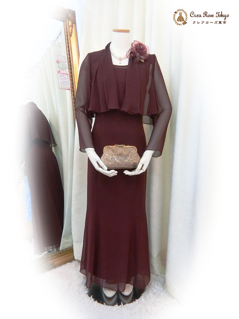 7号のお母さまに！[マルレーン・リリーボレロ]透け感のあるエレガントなボレロ