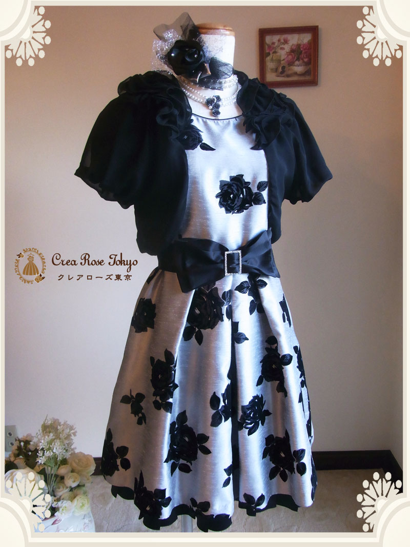 [ディアローズ]人気レストローズパーティーゲストドレス　S～M(５～９号)サイズ