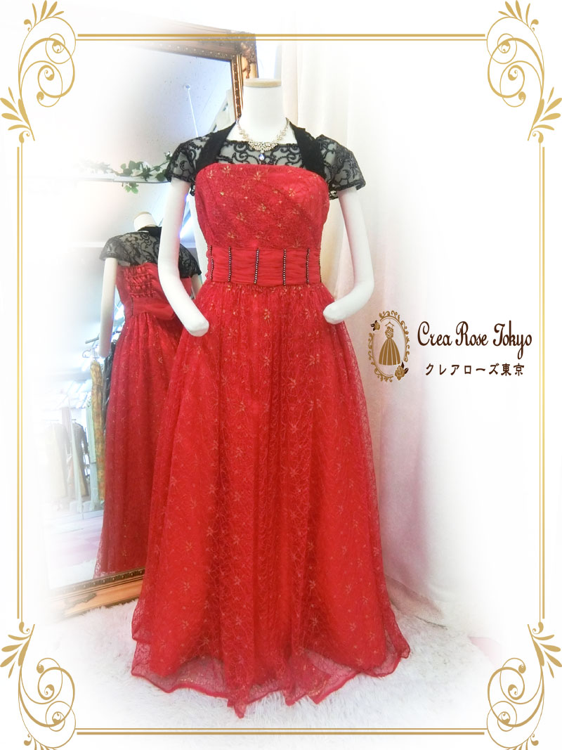 [ブラン・ドット]ドレスに重ねるレース