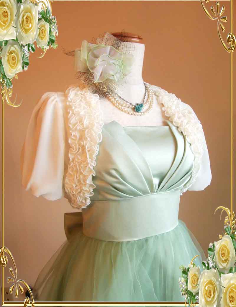 ネット申込み限定★人気ドレスコーディネート5点セット！[コッペリア+キャロルボレロホワイト]