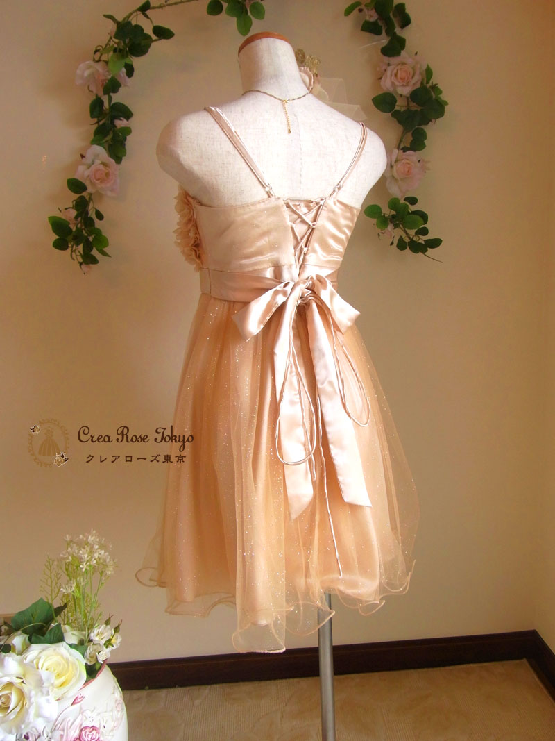 ネット申込み限定★コーディネート５点セット！[リリアフラワー+リディボレロブラック]パーティードレス