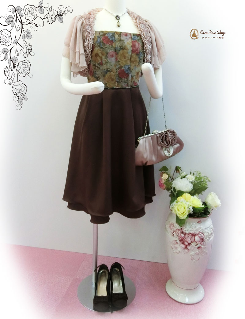 [アンティークル]クレアローズ東京 オリジナル！上品なパーティドレス