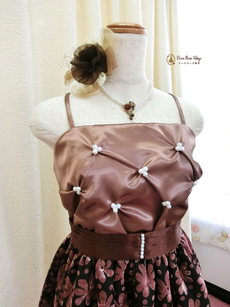 [フラワーチョコ]クレアローズ東京 オリジナル！可愛いパーティドレス