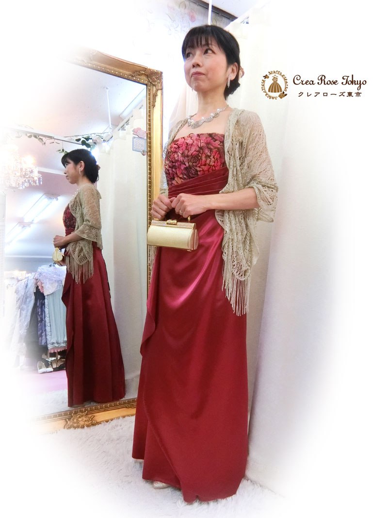 クルージング　ディナーショーロングドレス