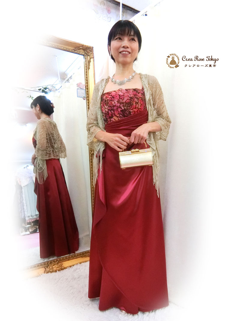 クルージング　ディナーショーロングドレス