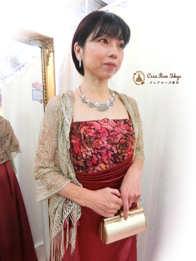 クルージング　ディナーショーロングドレス