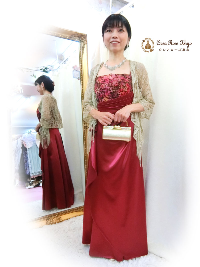 クルージング　ディナーショーロングドレス