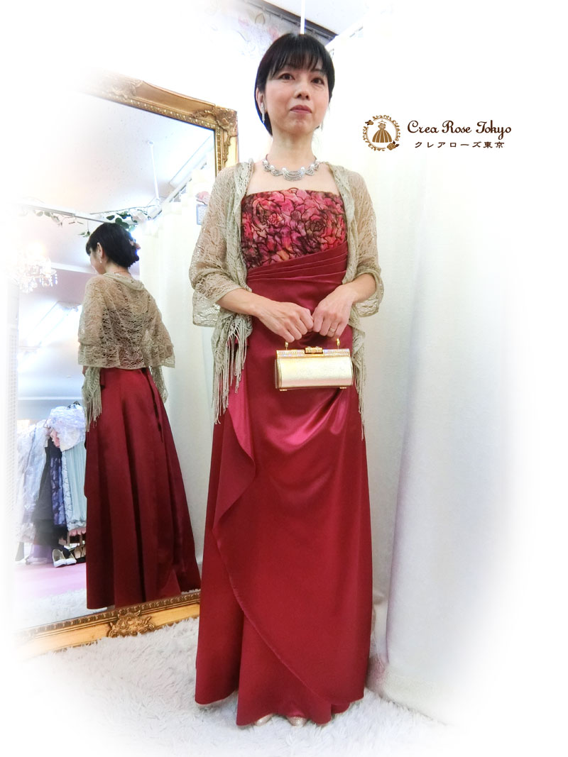 クルージング　ディナーショーロングドレス