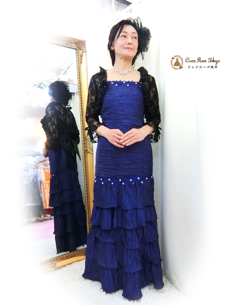 [アレキサンドラ]ミセスにおすすめ形の綺麗なロングドレス