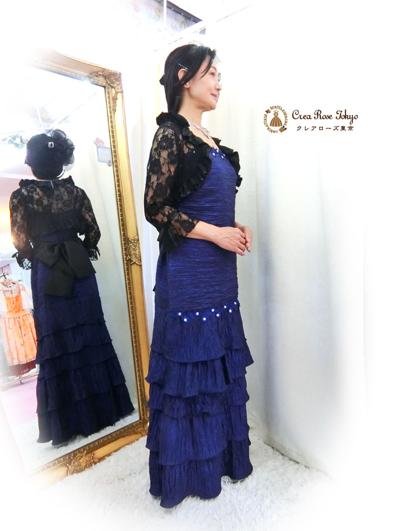 [アレキサンドラ]ミセスにおすすめ形の綺麗なロングドレス