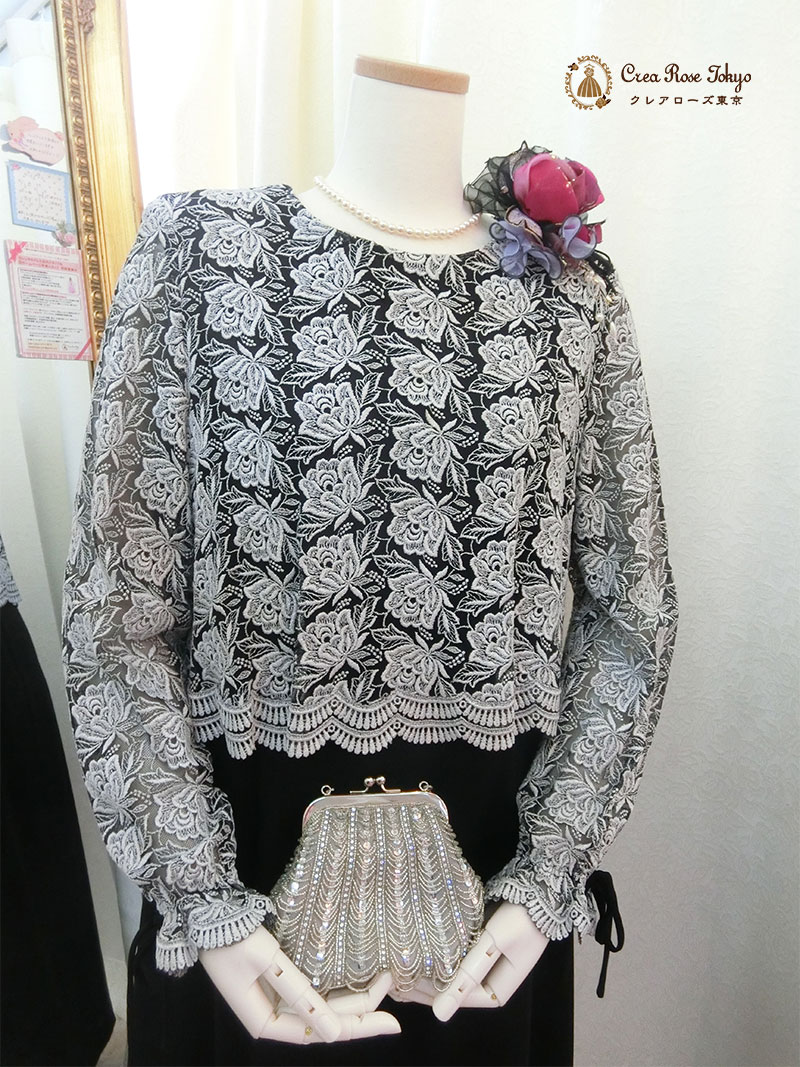 人気カラー【ビバリーコサージュ（大）】ドレスに美しく映えるブーケフラワー