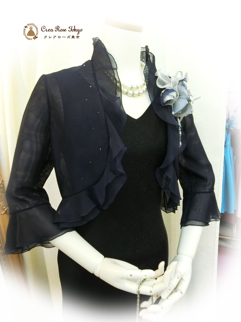 【ビバリーコサージュ：シルバーブルー】ジャケットが映えるブーケフラワー