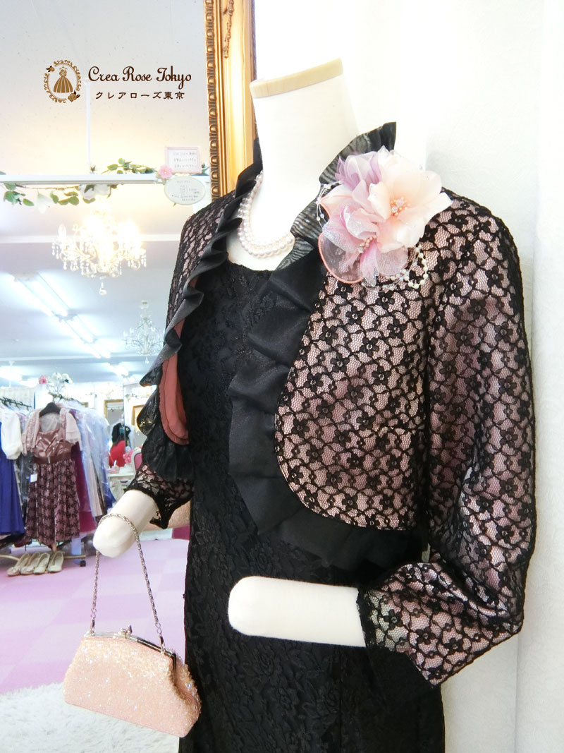 【ジュリエットコサージュ：パープルピンク】ジャケットが映えるブーケフラワー