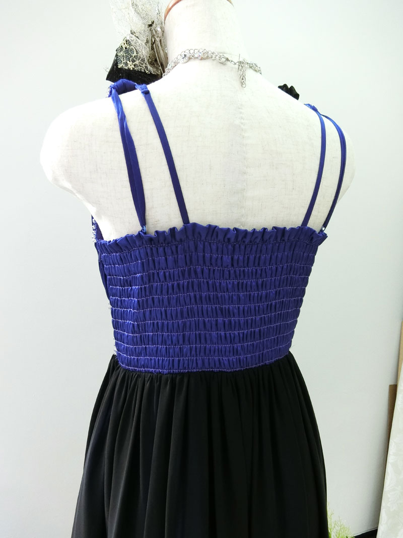 コーディネート２点セット[グラーチェ+ブラックファーボレロ]夜空をまとう！ミセスにおすすめロングドレス