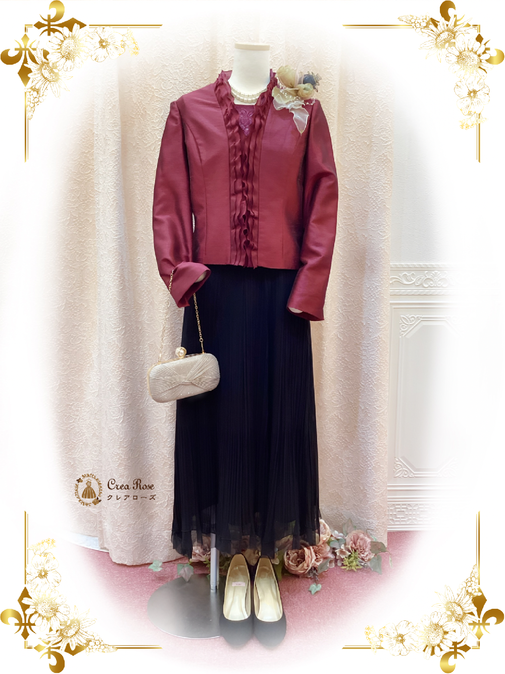 50代　お呼ばれドレス