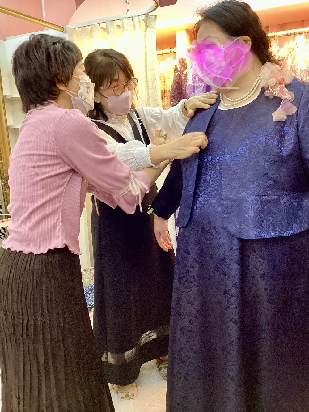 マザーズドレス　正礼装母親ドレス　レンタル