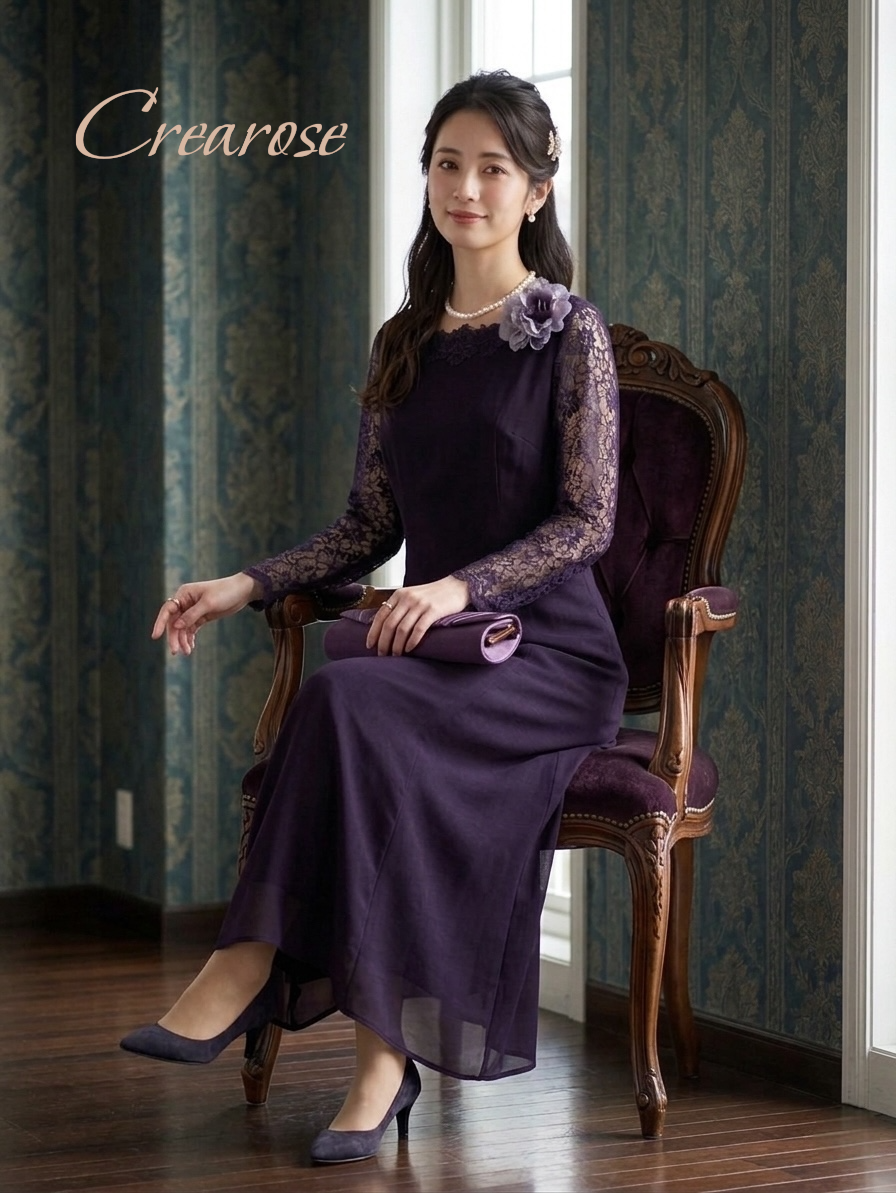 20代30代ブラックドレス